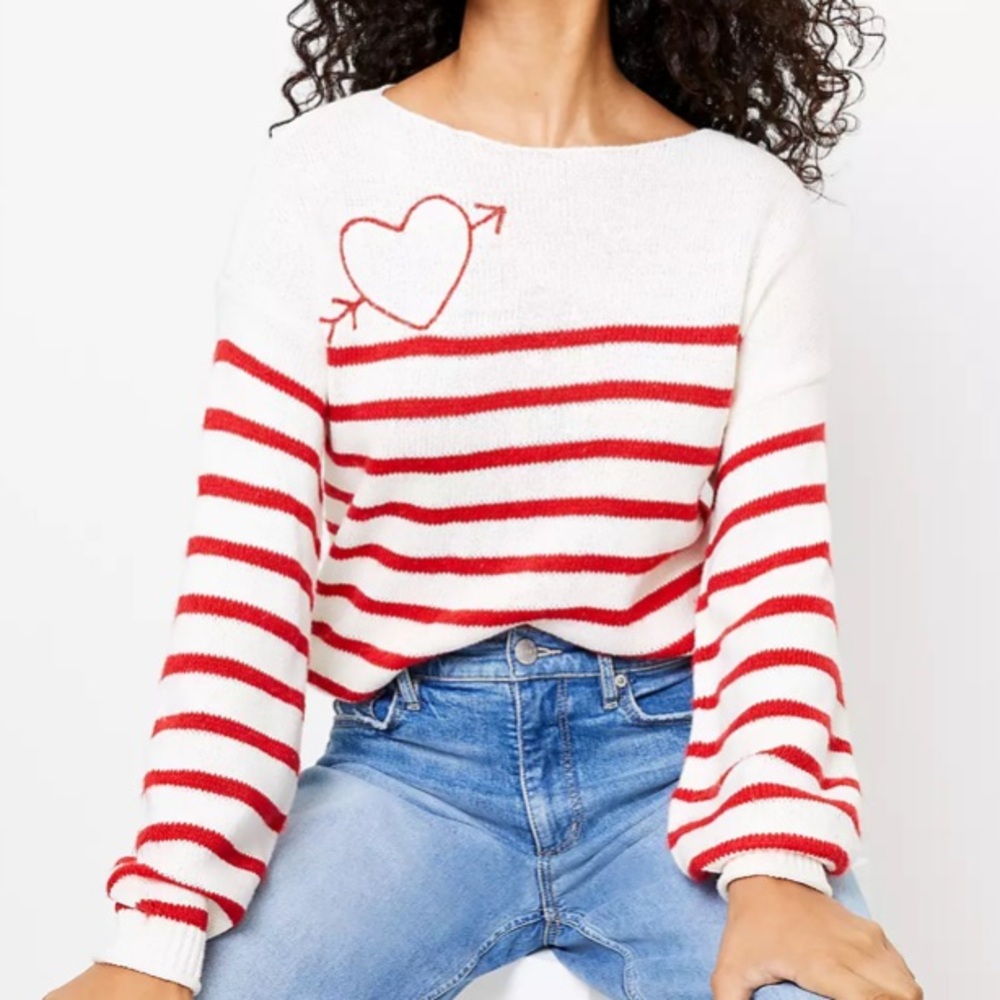 Loft Cupid Boatneck Sweater - Picture 2 of 10